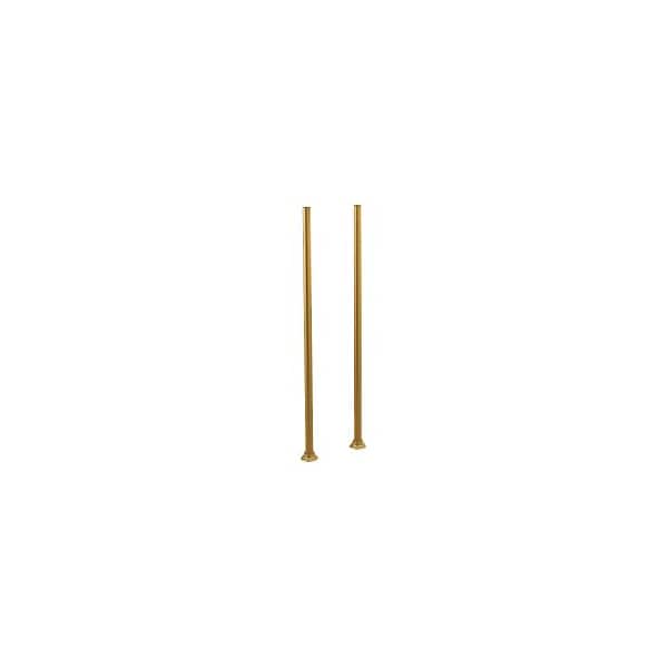 Weymouth Floor Mount Risers in Brushed Gold